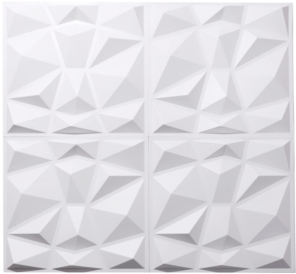 ISL 3D настенная панель пламя Diamond 30см x 30см 30 шт. набор (изготовлен из ПВХ, огнестойкий) (маленький)