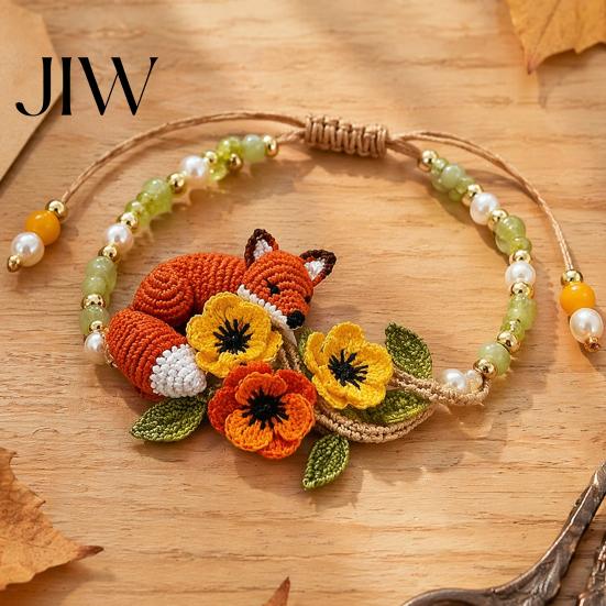 Beaded Animal Pattern Kit DIY Bracelet Making Kit, Beginner-Friendly Bead Craft Relaxing Hobbies for Women Beadwork Jewelry Crafting Set