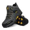 Men Snow Boots Waterproof Leather Sneakers Super  Warm Men's Boots Outdoor Male Hiking Boots Work Shoes