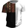 Aztec Ethnic Tribe Pattern 3D Print T-Shirts Men Women Casual Short Sleeve T Shirt Oversized Harajuku Y2k Tops Tees Kid Clothing