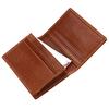 Stylish Simplicity Mens and Womens Leather Coin Purse ID Case Business Card Holder Bag Anti-magnetic RFID Anti-theft Card Small Wallet