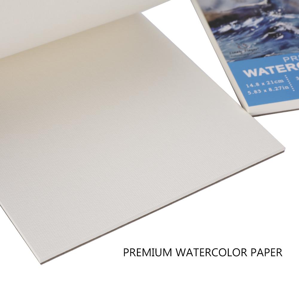 Альбом для акварели A3/A4/A5, 140 фунтов/300 г/м², 20 листов | Бумага холодного прессования, без кислоты, для художников, для взрослых и студентов - Живопись, Gou