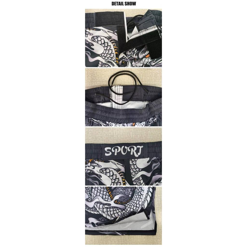 MMA Muay Thai Kickboxing Boxing Shorts Mixed Martial Art UFC Boxer Unisex Men Women Pants Fighting Fitness Gym Training Sport Workout