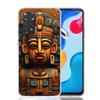 Mayan Stone Totem Pole Phone Case For Xiaomi Redmi Note 13 14 15 Pro Plus 12S 12 14S 11S 11E 10 10S 11 11T 5G 4G Cover Coque Red