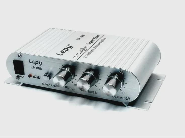 Компактный усилитель мощности Lepai LP-808 12 В