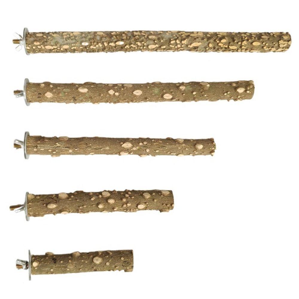Pepper Wood Parrot Standing Stick 10/15/20/25/30cm Bird Tree Branch Perches Grinding