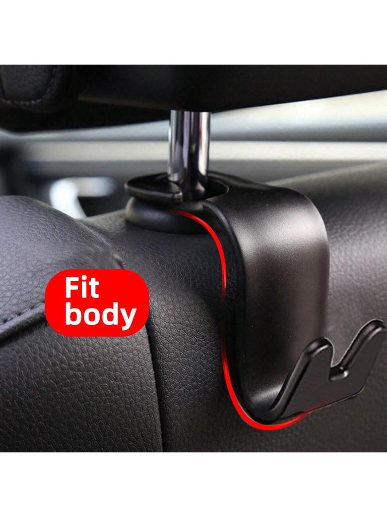 2 шт/4 шт многофункциональный автомобильный крючок скрытый крючок для сиденья принадлежности для интерьера заднего сиденья карбоновые аксессуары для автомобильных сидений спинки креативные автомобильные крючки