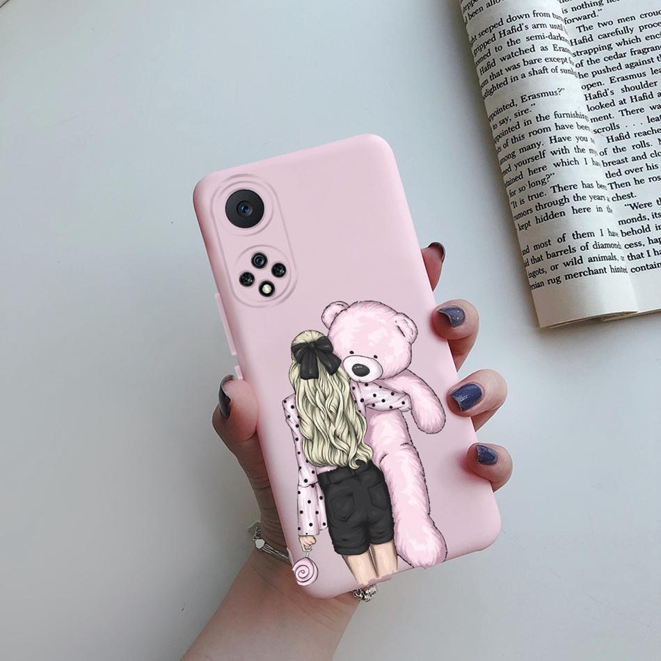 For Honor 50 Case For Huawei Honor 50 Nova 9 SE Cover Coque Super Mom Baby Fashion Girls Silicone Phone Bumper for Honor 50 Case