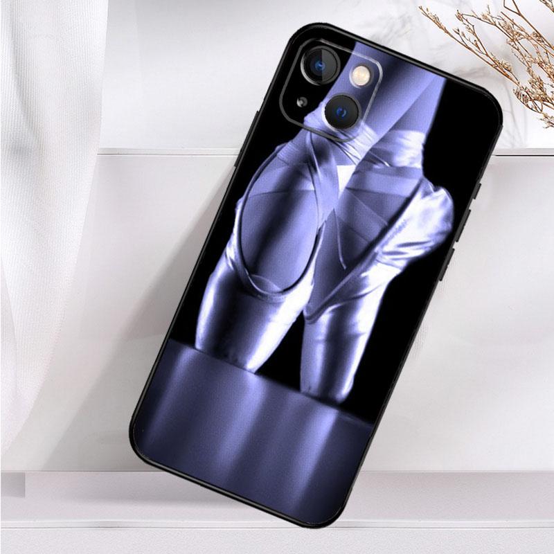 Чехол Ballet Ballerina Shoes Pointes для iPhone 14 16 15 Pro Max 11 12 13 Mini 7 8 Plus X XR XS MAX, мягкий противоударный чехол
