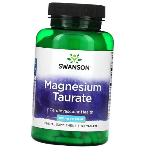 Магний Таурат, Magnesium Taurate 200, Swanson 120таб (36280123)