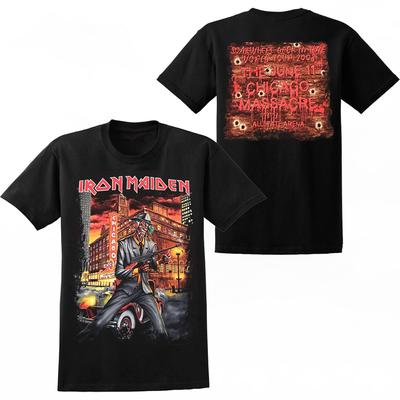 Футболка унисекс Iron Maiden The Chicago Massacre 2008 Event 11 июня
