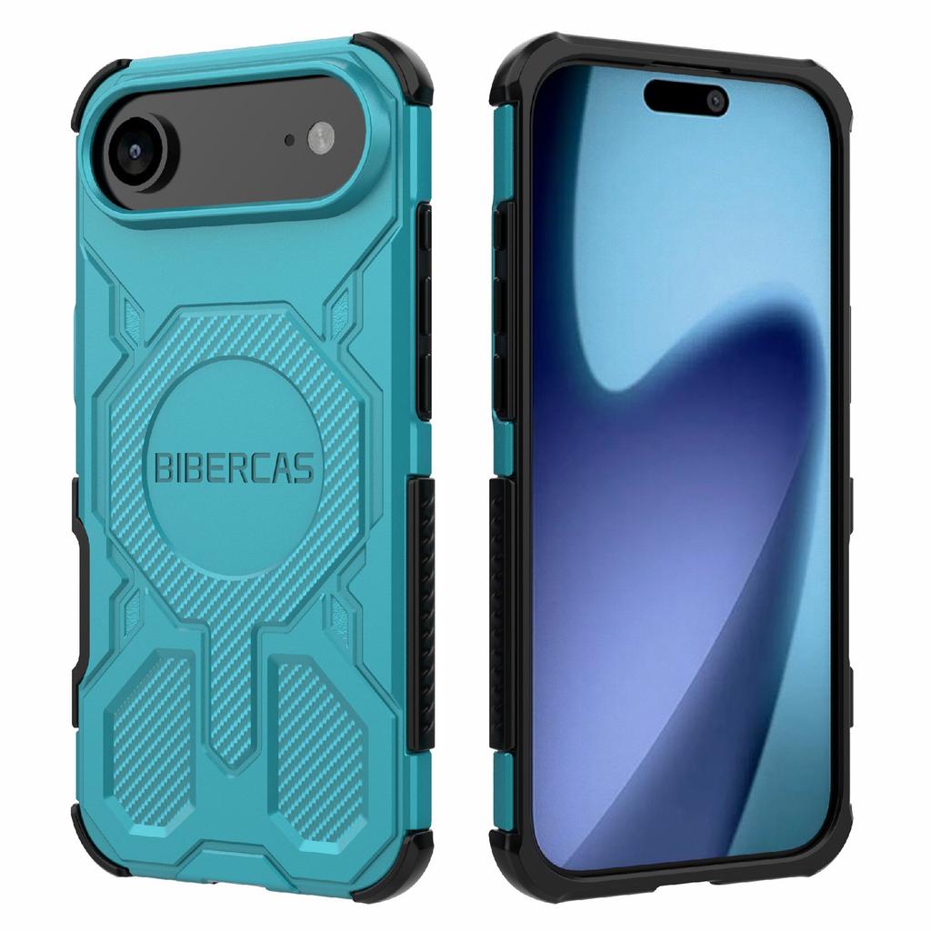 BIBERCAS J-16 Series For iPhone 17 Air Case Compatible with MagSafe Anti Drop TPU+PC Phone Cover