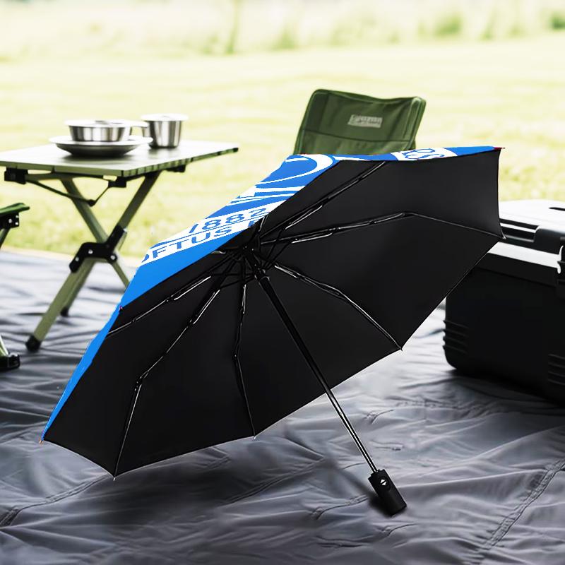 Queen's Rangers Crest Umbrella 8-Frame for Travel, Camping, Casual Lightweight Portable Umbrella, Essential for Every Family Holidays Gift