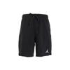 Logo Print Drawstring Mid-Waist Sports Casual Shorts Men Bottoms Black DV9790-010
