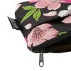 Senshishuin Nishijin Brocade Pouch with Black Love Cherry Blossom Design (Lined) (Small)