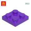 Нетоксичный 167 шт./лот 3022 2x2 Базовый Строительный Блок Moc Классические Аксессуары Совместимые с Кирпичиками Diy Детская Игрушка Сборка Подарочная Коробка