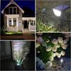 GKGG Solar Lights Outdoor Waterproof IP65, Solar Powered 76 LED 3 Lighting Modes Solar Spot Lights Outdoor for Yard Garden Landscape Pathway (Cool