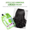 Natural Black Hair Dye w/ Apple Extract - Covers Gray Hair Effectively, Gentle & Non-Damaging | Plant-Based Formula
