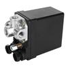 Air Pressure Automatic Switch Black Vertical 3Phase 4Way 380V 8KG G14in Thread