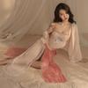 Bingluo fruit series classical Hanfu belly pocket erotic underwear chiffon perspective pure desire temptation sexy retro