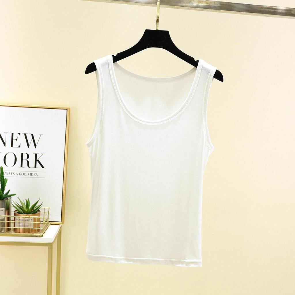 Women's Summer Thin Modal U-neck Slimming Tank Top