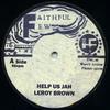12-дюймовая пластинка LEROY BROWN - Help Us Jah / Dub Version HELPUSJAH1 Faithful Few UK 1979 UK Reggae, Ska & Dub