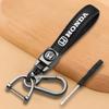 AAAJX1 для Mugen Jazz Insight Freed Fit CRV Civic Accord City Металл+Кожа Автомобильный Значок Брелок Кольцо для Ключей Цепочка Аксессуары для Брелока