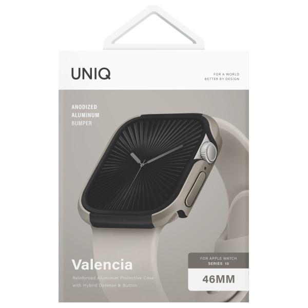 Uniq Valencia Case Apple Watch Series    46Mm Silver/Titanium Silver