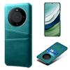For Huawei Mate 60 PU Leather Coated PC Phone Case Smartphone Cover with Dual Card Slots