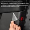 For Tesla Model Y Juniper -2025 Door Anti-Kick Mats Front Rear Door Panel Stickers Carbon Fiber/leather Anti-friction Mat
