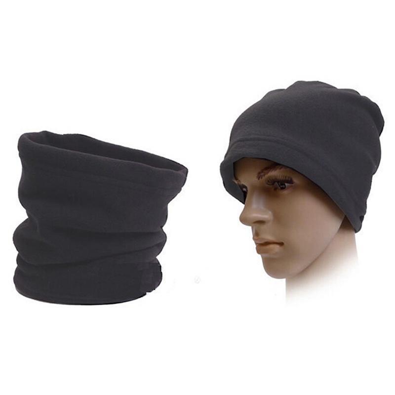 Unisex Men Women Thermal Warm Fleece Scarf Neck Warmer Ski Balaclava Hat EMA