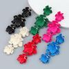 Bohemian Floral Multi-Layer Earrings: Spring Alloy Painted European & American Style for Women