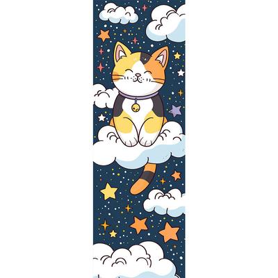 5D DIY Полный Круглый Дрель Алмазная Картина Кошка Набор Домашний Декор Искусство Ремесло 30x90см