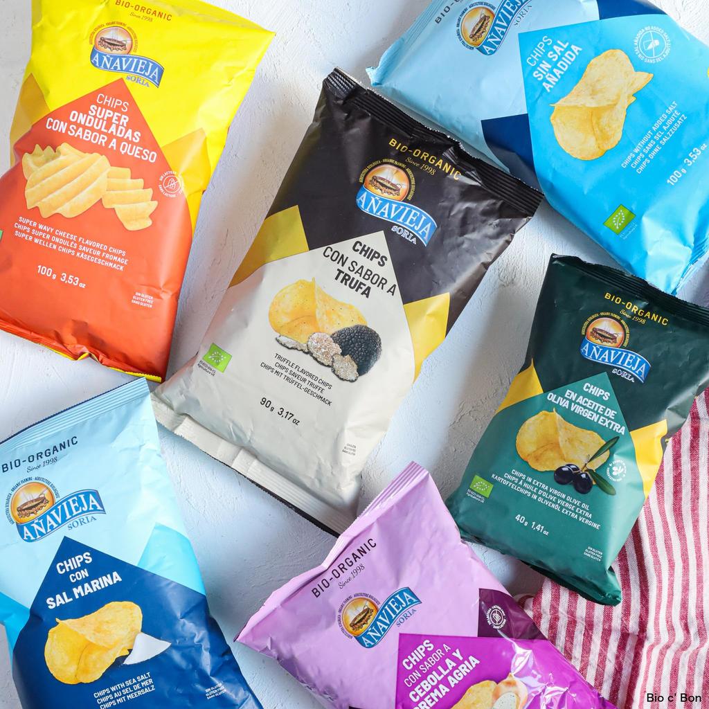 Organic Potato Chips 90g X 12 Bags (truffles)