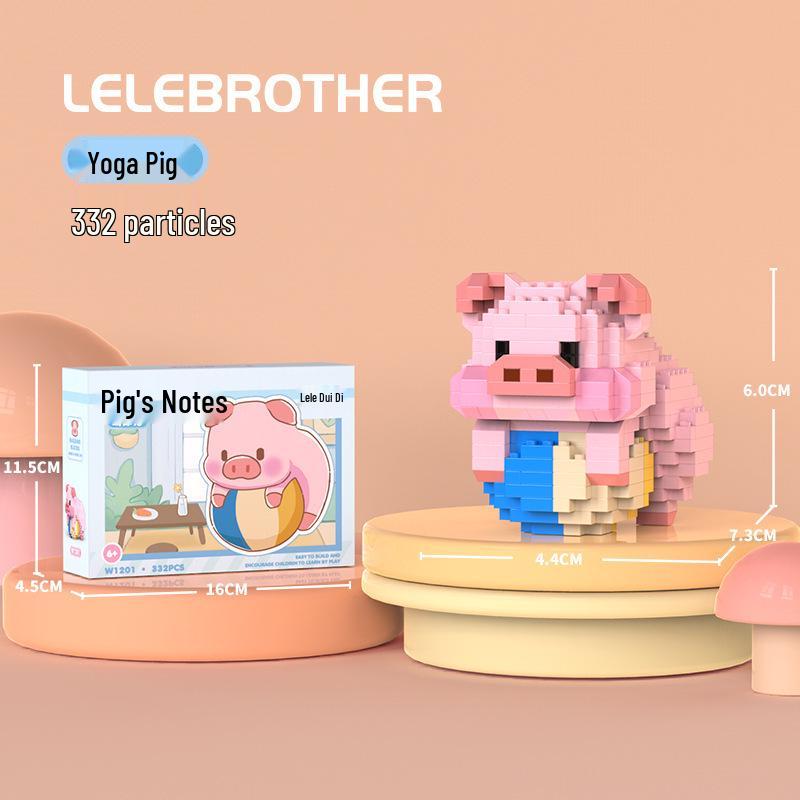 Совместимые с LEGO микро-кирпичики кофейни «Панда»: Развивающий конструктор для детей