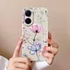 Для Xiaomi Poco X7 X7 Pro Чехол Масляная живопись Цветок Легкий Эстетичный Антизагрязняющий Защитный Для PocoX7Pro poco x7 pro Capinha