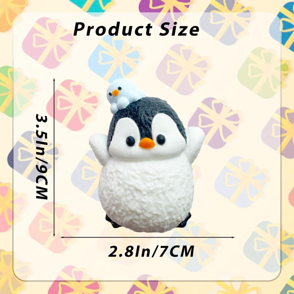 Handmade Penguin Stress Relief Toy – Ultrasoft Silicone Squishy Fidget Toy for Kids and Adults Gifts