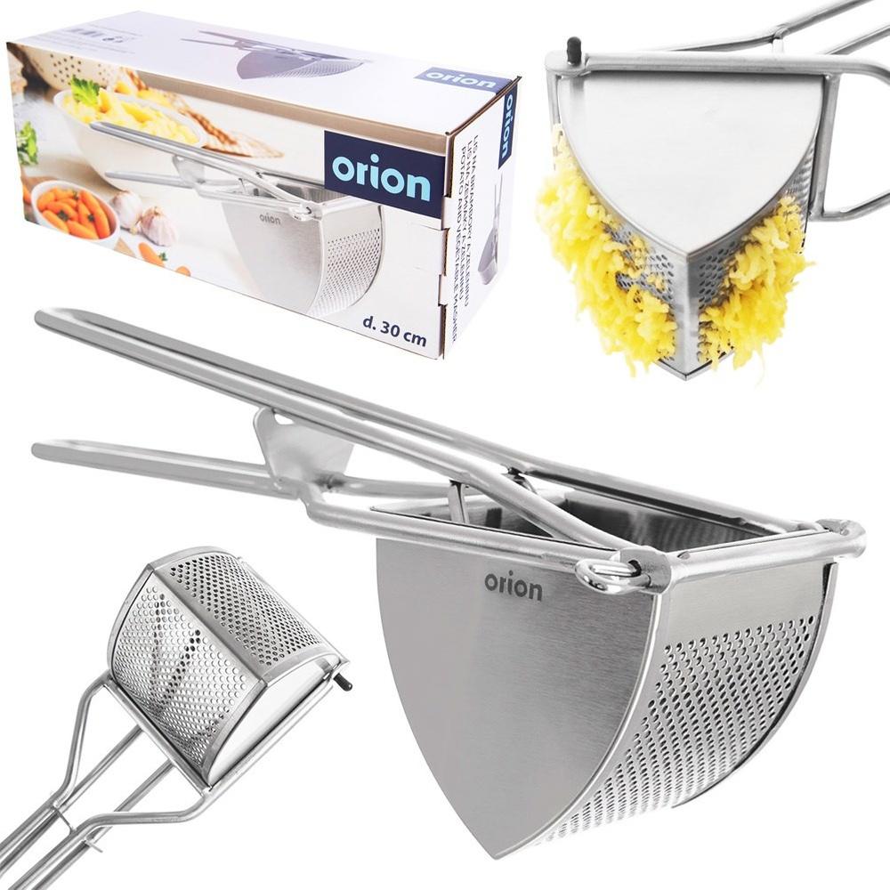 Steel potato ricer