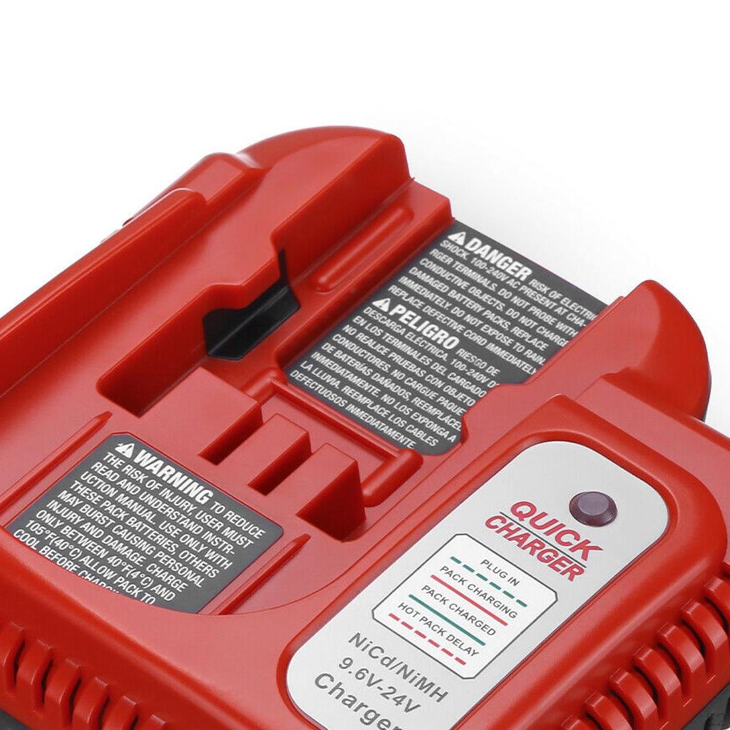Зарядное устройство 9,6 В, 24 В, подходящее для Black & Decker HPB24 HPB12 HPB96 HPB18