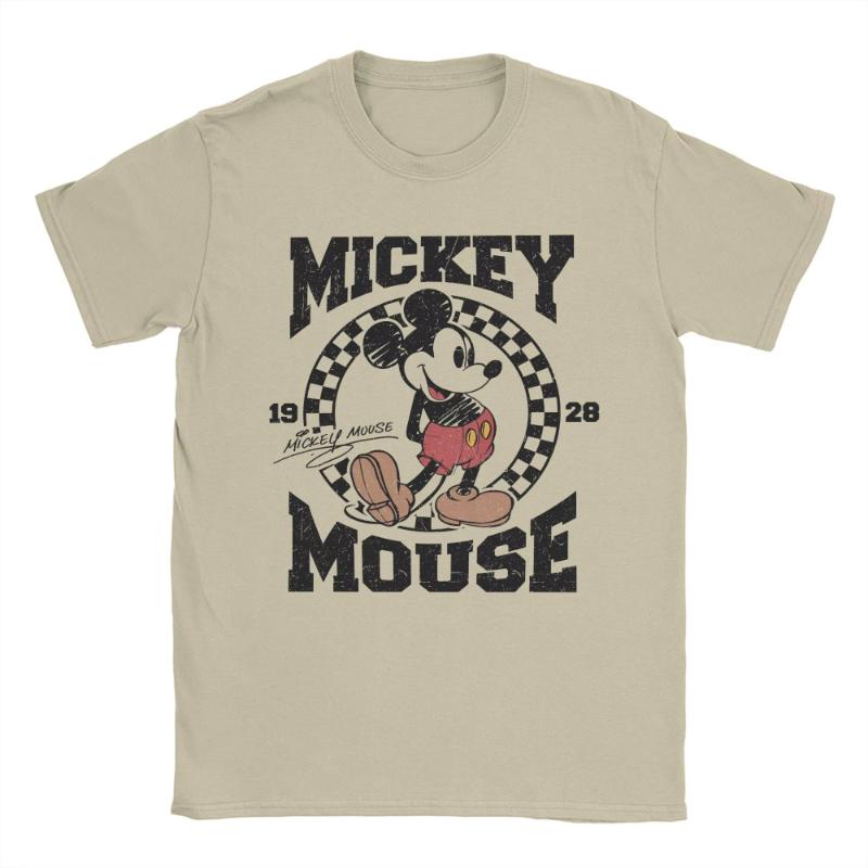 Unisex TShirts Mouse Women 1928 Cotton Tee Shirt Short Sleeve Valentines Day T Shirts Merchandise Printed