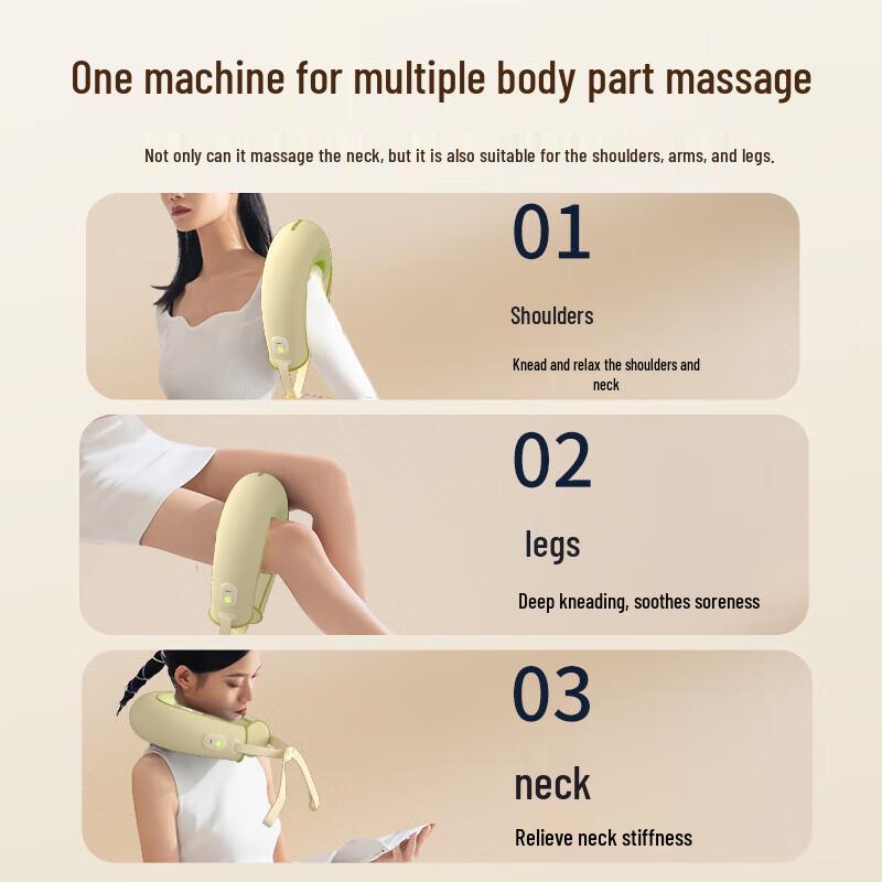 HeZheng HZ-J2 U-Shaped Kneading Neck Massager