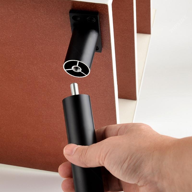 Регулируемые по высоте ножки-опоры для мебели, тяжелый тип, из алюминиевых сплавов, подставки для каркаса кровати, удлинители ножек с нескользящим основанием