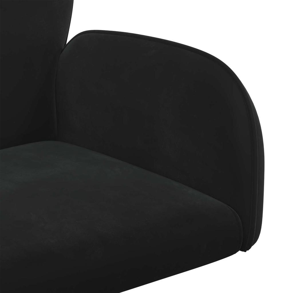 Swivel Chairs 2 Pcs. 54 x 55 x 90 cm Black Velvet