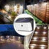 176 High Brightness LED Outdoor Solar Street Lights with Motion and Light Sensors, Suitable for Garage Front Doors, Pool Steps, Fences, Parks