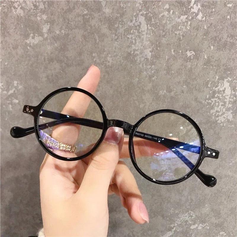 New Ultra Light Retro Small Round Frame Reading Glasses Men Vintage Hyperopia Eyewear Anti Blue Light Presbyopia Glasses