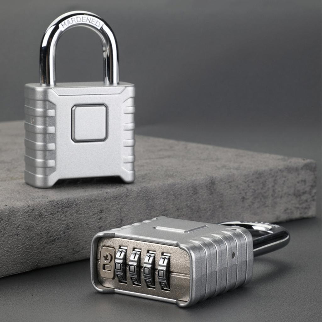 Weatherproof Outdoor Combination Lock Heavy Duty 4 Code Security Lock Reliable Security Lock for Fence Gate Shed Garage