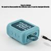 Speaker Protective Bracket Portable Audio Silicone Cover Storage Shell Case Compatible For Jbl Go3
