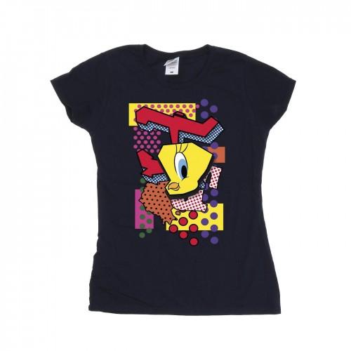 Looney Tunes Womens/Ladies Tweety Pop Art Cotton T-Shirt