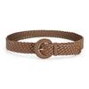 Round Retro Belt Hollow Out Bohemian Style Waistband Casual Weave Belt  Women