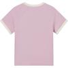 Levis Casual Slim Fit Soft Comfortable Ribbed Round Neck Short Sleeve T-Shirt Women T-Shirts Pink 001QG-0005